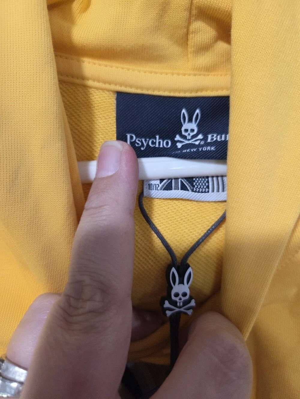 New With Tags Psyco Bunny Embroidered Kids Hoodie Size 10-12